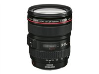 Canon EF - Zoomlins - 24 mm - 105 mm - f/4.0 L IS USM - Canon EF - för EOS 1000, 1D, 50, 500, 5D, 7D, Kiss F, Kiss X2, Kiss X3, Rebel T1i, Rebel XS, Rebel XSi 0344B006