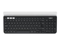 Logitech K780 Multi-Device - Tangentbord - Bluetooth, 2.4 GHz - brittisk - vit 920-008041