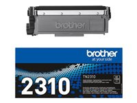 Brother TN2310 - Svart - original - tonerkassett - för Brother DCP-L2500, L2520, L2540, L2560, HL-L2300, L2340, MFC-L2700, L2720 TN2310