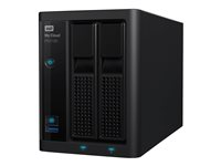 WD My Cloud PR2100 WDBBCL0040JBK - NAS-server - 2 fack - 4 TB - HDD 2 TB x 2 - RAID 0, 1, JBOD - RAM 4 GB - Gigabit Ethernet WDBBCL0040JBK-EESN