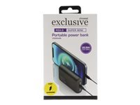 Insmat - Strömförsörjningsbank - 20000 mAh - 22.5 Watt - 2 utdatakontakter (USB, 24 pin USB-C) 860-3200