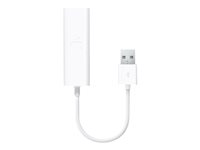 Apple USB Ethernet Adapter - Nätverksadapter - USB 2.0 - 10/100 Ethernet MC704ZM/A