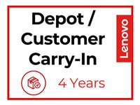 Lenovo Depot/Customer Carry-In Upgrade - Utökat serviceavtal - material och tillverkning (för bärbara datorer) - 4 år - för ThinkBook 13; 14; 15; ThinkPad E14; E15; E48X; E49X; E58X; E59X 5WS0W86802