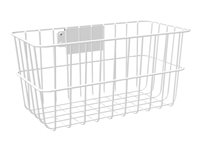 Compulocks Basket for Rolling Rise Stand - Monteringskomponent (korg) - vit - monterbar på vagn - för Compulocks iPad 10.2-inch; Maclocks Rise Freedom Enclosed Rolling Kiosk RF02BKTW