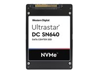 WD Ultrastar DC SN640 WUS4BB076D7P3E4 - SSD - krypterat - 7680 GB - inbyggd - 2.5" - U.2 PCIe 3.1 x4 (NVMe) - 256 bitars AES - Self-Encrypting Drive (SED), TCG Ruby Encryption 0TS1852