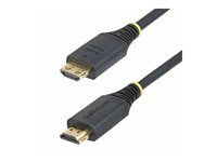 StarTech.com - High Speed - HDMI-kabel - HDMI hane till HDMI hane - 50 cm - skärmad - svart - halogenfri, passiv, 4K60Hz stöd, 1440p (UWQHD) stöd 144Hz, 1080p stöd 240 Hz HDMI2-CABLE-GRIP-50C