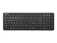 Targus - Tangentbord - antimikrobiell - trådlös - Bluetooth 5.1 - QWERTY - Nordisk - svart - B2B AKB863NO