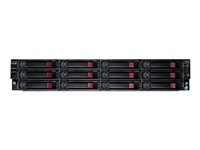 HPE StorageWorks Network Storage System X1600 G2 - NAS-server - 25 fack - 6 TB - kan monteras i rack - SATA 3Gb/s / SAS 6Gb/s - HDD 600 GB x 10 - RAID 0, 1, 5, 6, 10, 50, 60 - Gigabit Ethernet - iSCSI - 2U BV864A
