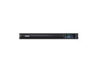 APC Smart-UPS 1500 LCD - UPS (kan monteras i rack) - AC 230 V - 1000 Watt - 1500 VA - RS-232, USB - utgångskontakter: 6 - 1U - svart - för P/N: AR4018SPX432, AR4024SP, AR4024SPX429, AR4024SPX431, AR4024SPX432, NBWL0356A SMT1500RMI1U