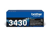 Brother TN3430 - Svart - original - tonerkassett - för Brother HL-L5000, L5050, L5100, L5200, L6450, MFC-L5700, L5750, L6800, L6900, L6950, L6970 TN3430