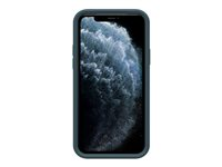 LifeProof SEE - Baksidesskydd för mobiltelefon - 50 % återvunnen plast - oh boj (genomskinlig/grön/blå) - för Apple iPhone 11 Pro 77-83030