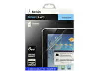 Belkin Screen Guard - Skärmskydd för surfplatta - klar - för Samsung Galaxy Tab 2 (10.1), Tab 2 (10.1) WiFi F8N836CW