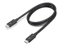 Lenovo - Thunderbolt-kabel - USB-C (hane) till USB-C (hane) - Thunderbolt 4 - 70 cm - 8K60Hz stöd, 4K60Hz stöd - svart 4X91K16968