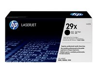 HP 29X - Lång livslängd - svart - original - LaserJet - tonerkassett (C4129X) - för LaserJet 5000, 5000dn, 5000gn, 5000LE, 5000n, 5100, 5100dtn, 5100Le, 5100n, 5100se, 5100tn C4129X