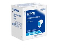 Epson - Cyan - original - tonerkassett - för Epson AL-C300; AcuLaser C3000; WorkForce AL-C300 C13S050749