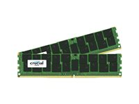 Crucial - DDR4 - sats - 16 GB: 2 x 8 GB - DIMM 288-pin - 2133 MHz / PC4-17000 - CL15 - 1.2 V - registrerad - ECC CT2K8G4RFD8213