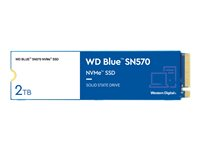 WD Blue SN570 NVMe SSD WDS200T3B0C - SSD - 2 TB - inbyggd - M.2 2280 - PCIe 3.0 x4 (NVMe) WDS200T3B0C