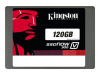 Kingston SSDNow V300 Desktop/Notebook Upgrade Kit - SSD - 120 GB - inbyggd - 2.5" (i 3,5-tums hållare) - SATA 6Gb/s SV300S3B7A/120G