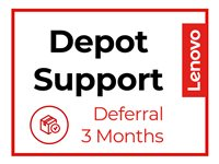 Lenovo Depot - Utökat serviceavtal - material och tillverkning (för bärbara datorer) - 3 månader (månad 37, 38 och 39) - för ThinkPad 11e (2nd Gen); L380; L470; T450; T540; W54X; X250; ThinkPad Yoga 11e (2nd Gen) 5WS0H45645