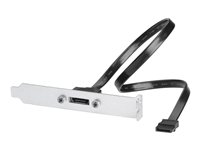 HP eSATA Adapter - SATA till eSATA-adapter - Serial ATA 150/300 - SATA (hona) till eSATA (hane) - för HP 63XX, 8200, Elite 8000, Elite 8300; Point of Sale System rp5800; Workstation Z220, Z230 FH966AA