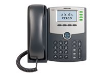 Cisco Small Business SPA 504G - VoIP-telefon - 3-riktad samtalsförmåg - SIP, SIP v2, SPCP - multilinje - silver, mörkgrå - för Small Business Pro Unified Communications 320 with 4 FXO SPA504G