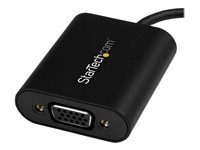 StarTech.com USB-C to VGA Adapter - 1920x1200 - USB C Adapter - USB Type C to VGA Monitor / Projector Adapter (CDP2VGASA) - Extern videoadapter - USB-C - D-Sub CDP2VGASA