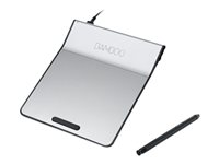Wacom Bamboo Pad - Digitaliserare - 10.7 x 6.7 cm - elektromagnetisk/kapacitiv - kabelansluten - USB - svart, grå-metallic CTH-301K