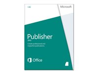 Microsoft Publisher 2013 - Boxpaket - 1 PC - 32/64-bit, medielös - Win - engelska 164-06987