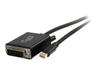 C2G 1m Mini DisplayPort to Single Link DVI-D Adapter Cable M/M - Mini DP to DVI - Black - DisplayPort-kabel - enkel länk - Mini DisplayPort (hane) till DVI-D (hane) - 1 m - svart 84334