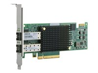 HPE SN1000E 16Gb Dual Port - Värdbussadapter - PCIe 2.0 x8 låg - 16Gb Fibre Channel x 2 - för Modular Smart Array 2040; ProLiant DL360e Gen8, DL385p Gen8, SL210t Gen8, SL390s G7 QR559A