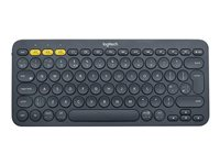 Logitech K380 Multi-Device Bluetooth Keyboard - Tangentbord - Bluetooth - nordisk - svart 920-007578