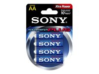 Sony Stamina Plus AM3-B4D - Batteri 4 x AA-typ - alkaliskt AM3B4D