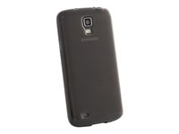 Insmat - Skydd för mobiltelefon - termoplastisk polyuretan (TPU) - svart, transparent - för Samsung Galaxy S4 Active 650-5396