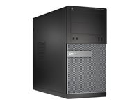 NDC OptiPlex 3020 MT i3-4150 (3.5Ghz, 3MB) 8GB (2x4GB) 1600MHz 500GB SATA 7.2k 3.5" Intel HD 4400 DVD RW Mouse MUI Win7Pro64/Win8.1 OS DVD Office Trial 1Yr NBD Black 3020-5340+KB