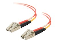 C2G - Patch-kabel - LC multiläge (hane) till LC multiläge (hane) - 10 m - fiberoptisk - 62,5/125 mikron 85095