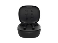 Belkin SoundForm Motion - True wireless-hörlurar med mikrofon - inuti örat - Bluetooth - aktiv brusradering - ljudisolerande - svart AUC010BTBK