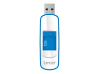 Lexar JumpDrive S73 - USB flash-enhet - 8 GB - USB 3.0 - blå LJDS73-8GBABEU