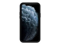 LifeProof SEE - Baksidesskydd för mobiltelefon - 50 % återvunnen plast - svart kristall - för Apple iPhone 11 Pro 77-83028