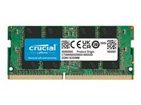 Crucial - DDR4 - modul - 8 GB - SO DIMM 260-pin - 3200 MHz / PC4-25600 - CL22 - 1.2 V - ej buffrad - icke ECC CT8G4SFRA32A