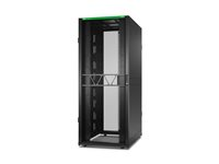 APC NetShelter SX Gen 2 - Rack skåp - 1991 H x 800 B x 1200 D mm, med sidor - golvstående - svart - 42U - 19" - TAA-kompatibel - för P/N: SMT1000RM1U, SMT750RM1U, SRTL10KRM4UT, SRTL5KRM2UI-HW, SRTL5KRM2UT-HW, SRTL8KRM4UT AR3380B2