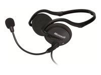 Microsoft LifeChat LX-2000 - Headset - montering bakom nacken - kabelansluten 2AA-00009