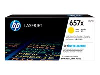 HP 657X - Lång livslängd - gul - original - LaserJet - tonerkassett (CF472X) - för Color LaserJet Enterprise MFP M681; LaserJet Enterprise Flow MFP M681, MFP M682 CF472X