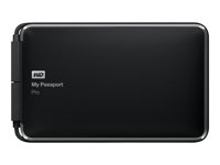 WD My Passport Pro WDBRMP0020DBK - Hårddiskarray - 2 TB - 2 fack - HDD 1 TB x 2 - Thunderbolt (extern) WDBRMP0020DBK-EESN