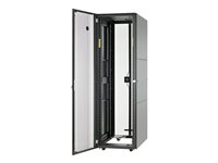 HPE 600mm x 1200mm Advanced Pallet Rack - Rack - svart - 42U - för ProLiant DL120 Gen9, DL160 Gen9, DL180 Gen9, DL20 Gen9, DL380 Gen9, DL60 Gen9, DL80 Gen9 H6J67A