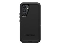 OtterBox Defender Series - Baksidesskydd för mobiltelefon - robust - polykarbonat, syntetiskt gummi - svart - för Samsung Galaxy A54 77-92033