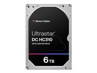 WD Ultrastar DC HC310 HUS726T6TALE6L4 - Hårddisk - 6 TB - inbyggd - 3.5" - SATA 6Gb/s - 7200 rpm - buffert: 256 MB 0B36039