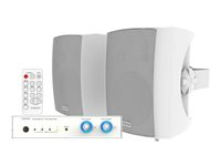 Vision SP-1800 - Högtalare - för PA-system - 50 Watt - 3-vägs - vit SP-1800