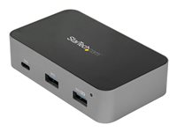 StarTech.com 3-Port USB-C hubb med LAN Port - 10 Gbit/s - 2x USB-A & 1x USB-C - strömförsörjning - Hubb - 1 x USB-C + 2 x USB 3.1 + 1 x 10/100/1000 - skrivbordsmodell - AC 110/240 V - för P/N: PEXUSB321C HB31C2A1CGS