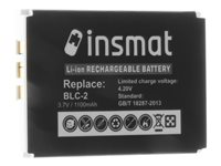 Insmat - Batteri - Li-Ion - 1100 mAh - för Nokia 3310, 3330, 3410, 3510, 3510i, 5510, 6650, 6800, 6810 106-9140