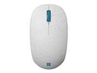 Microsoft Ocean Plastic Mouse - Mus - optisk - 3 knappar - trådlös - Bluetooth 5.0 LE - snäckskal - detaljhandel - låda I38-00004